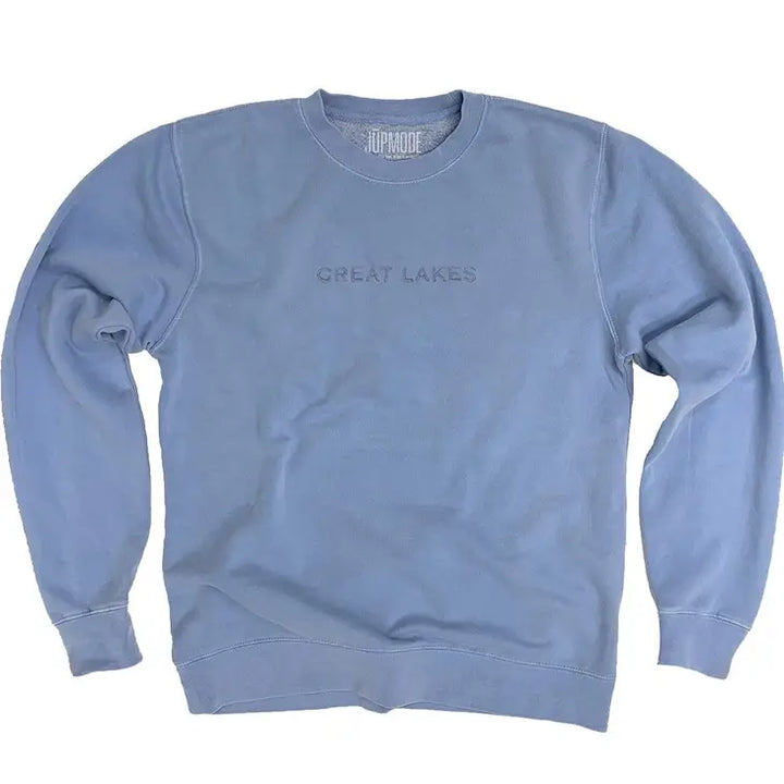 Great Lakes Blue Embroidered Sweatshirt