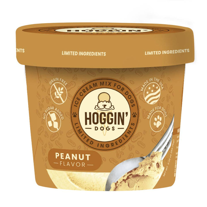 Hoggin' Dogs No Sugar Added Ice Cream Mix for Dogs: Peanut / 2.32 oz