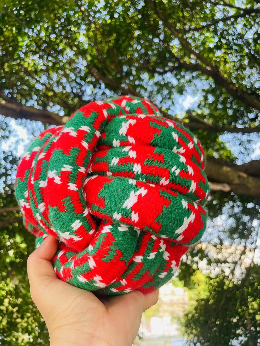 Christmas Handmade Sustainable Jumbo Rope Ball