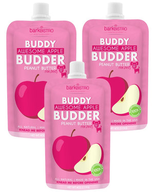 Buddy Budder 100% all natural dog peanut butter 4 oz