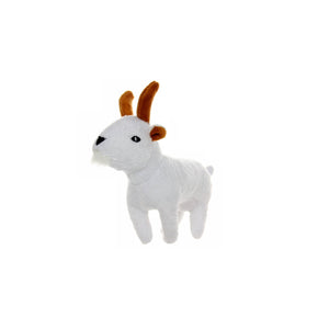 Mighty Jr Farm Goat, Plush, Squeaky Dog Toy