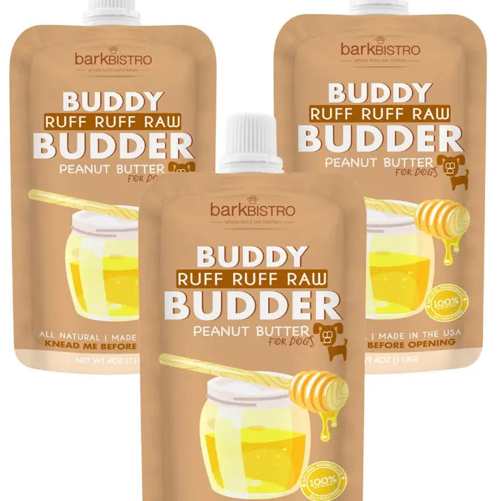 Buddy Budder 100% all-natural dog peanut butter - Ruff Ruff Raw Honey