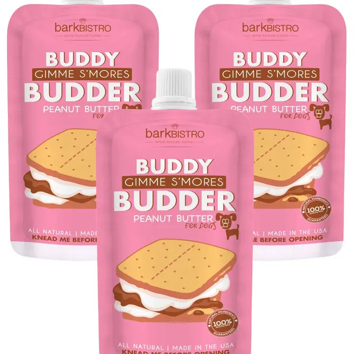 Buddy Budder 100% all natural dog peanut butter 4 oz