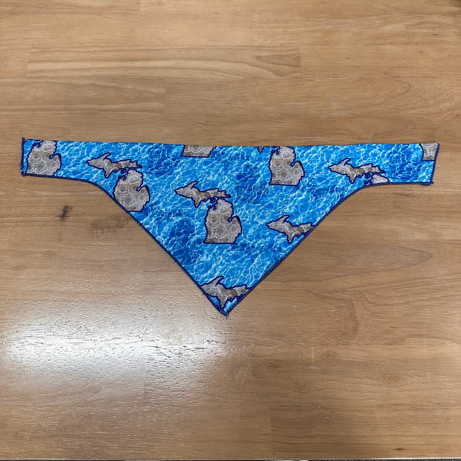 Great Lakes State Dog Bandana