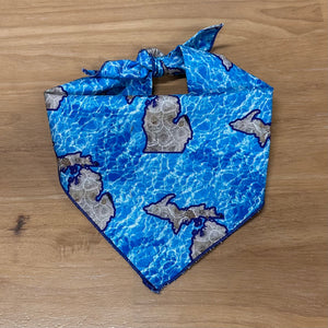 Great Lakes State Dog Bandana