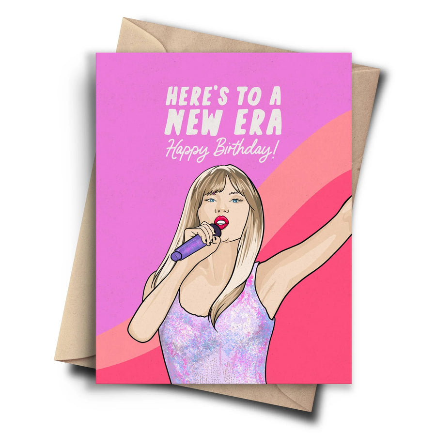 Here’s to a New Era Birthday Card Taylor Swift