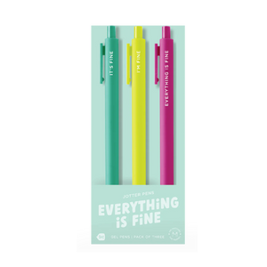 Pen Jotter Sets - Everything is Fine 3 pack