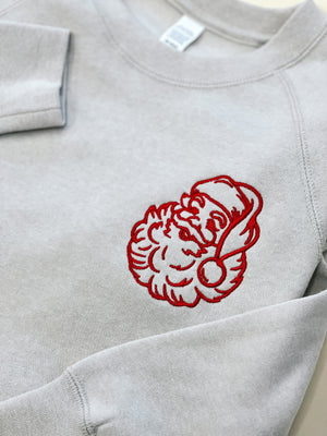 Vintage Santa Crewneck - Embroidered