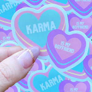 Taylor Swift Inspired - Karma is My Boyfriend Sticker