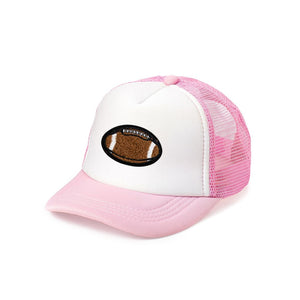 Football Trucker Hat - Kids (gray or pink)