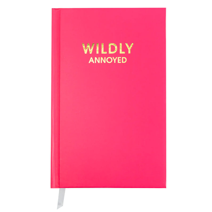 Wildly Annoyed - Hot Pink Hardcover Journal