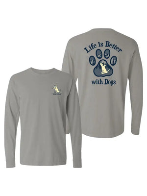 Life Is Better with Dogs - Classic Long Sleeve Shirt