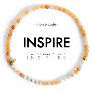 3mm Morse Code Bracelet | INSPIRE