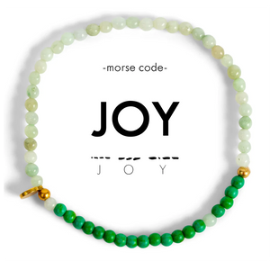 3mm Morse Code Bracelet | JOY
