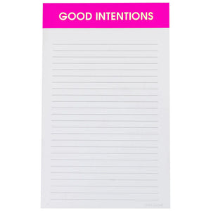 Good Intentions - Notepad