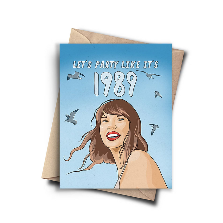 Party Like It's 1989 Taylor Card