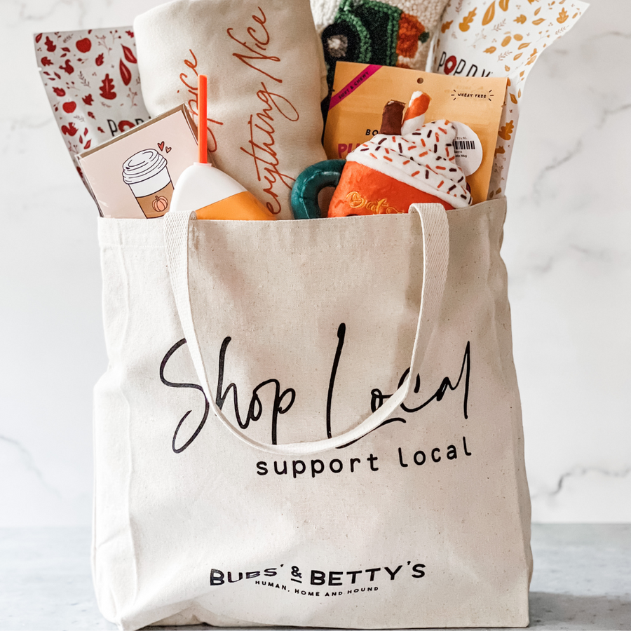 Shop Local Support Local Bubs' and Betty's Tote Bag