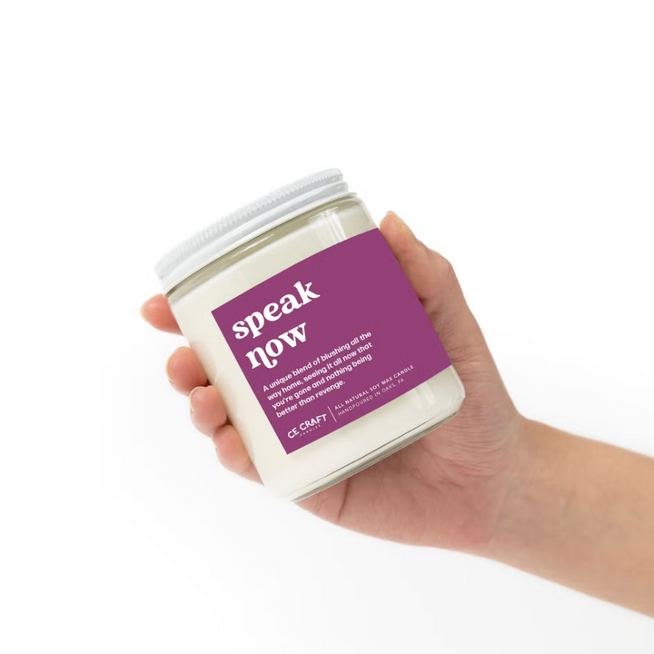 Speak Now Scented Candle
