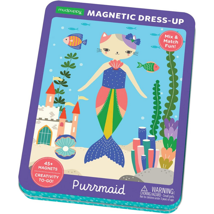 Purrmaid Magnetic Dress-up Magnetic Build-It Game –Magnetic Toy for Ages 4+