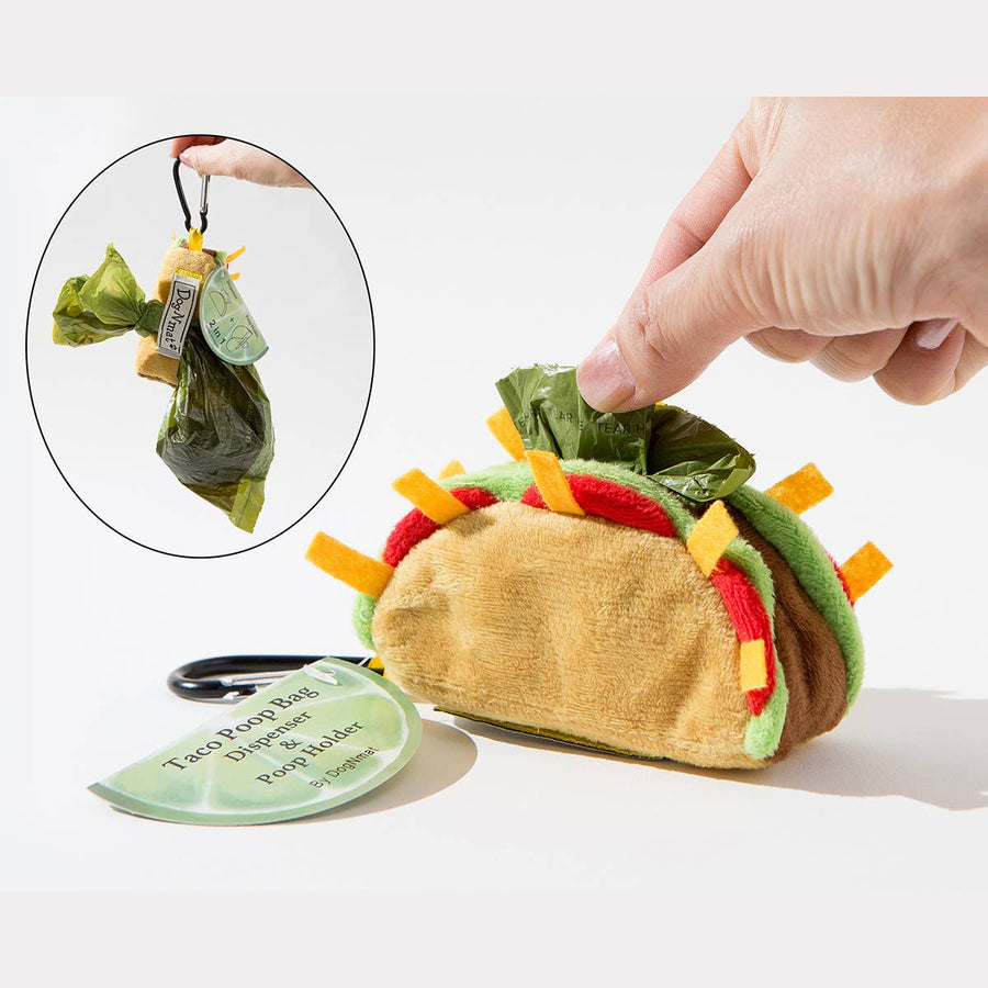 Taco Poop Bag Dispenser and Poop Holder