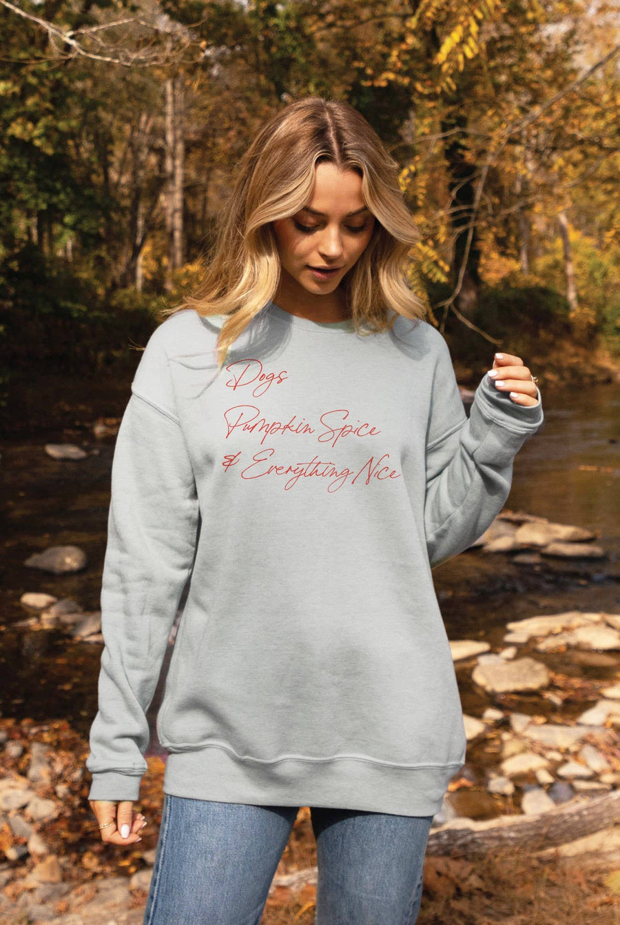 DOGS and PUMPKIN SPICE Graphic Sweatshirt