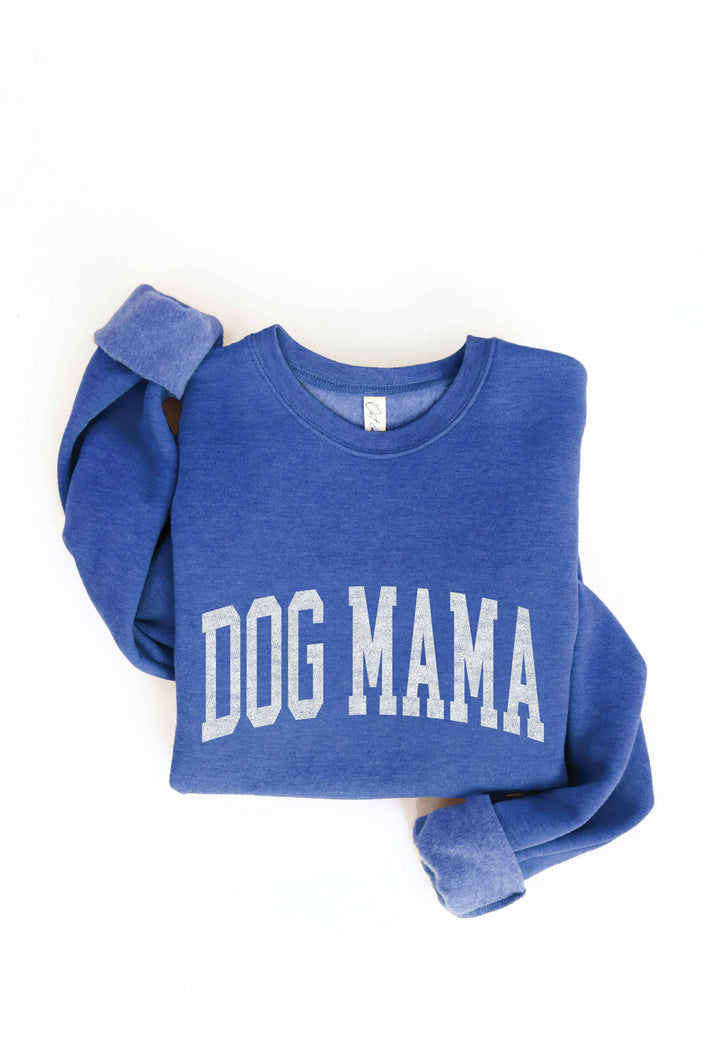 DOG MAMA Graphic Sweatshirt: HEATHER ROYAL