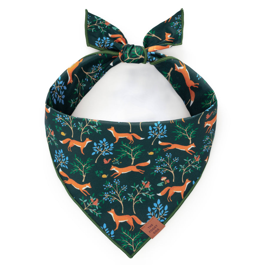 Foggy Dog Woodland Fox Dog Bandana