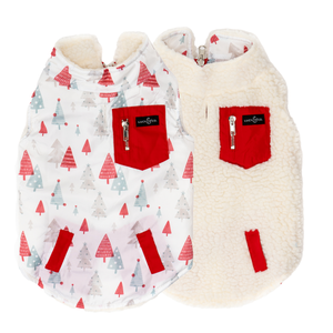 The Fa La La Reversible Teddy Vest