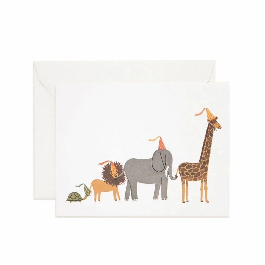 Animal Parade Card