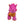 GoDog Dragons Squeaky Plush Dog Toy Pink Small