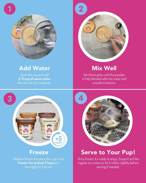 Puppy Scoops Ice Cream Mix for Dogs / 4.65 OZ