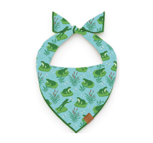 Foggy Dog Frog Pond Spring Dog Bandana