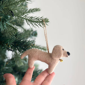 Felt Ornament - Dachshund Dog