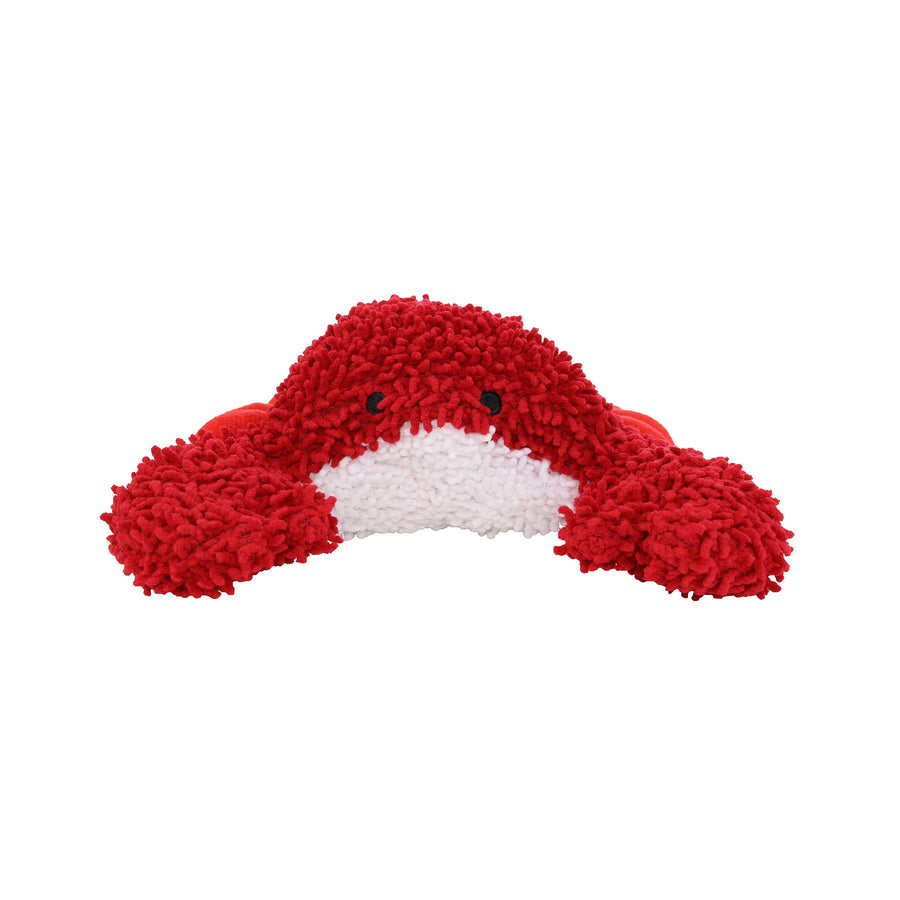 Mighty Microfiber Ball Med Crab Red, Squeaky Dog Toy