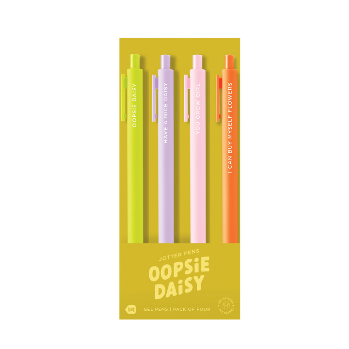 Pen Jotter Sets - Oopsie Daisy 4 Pack