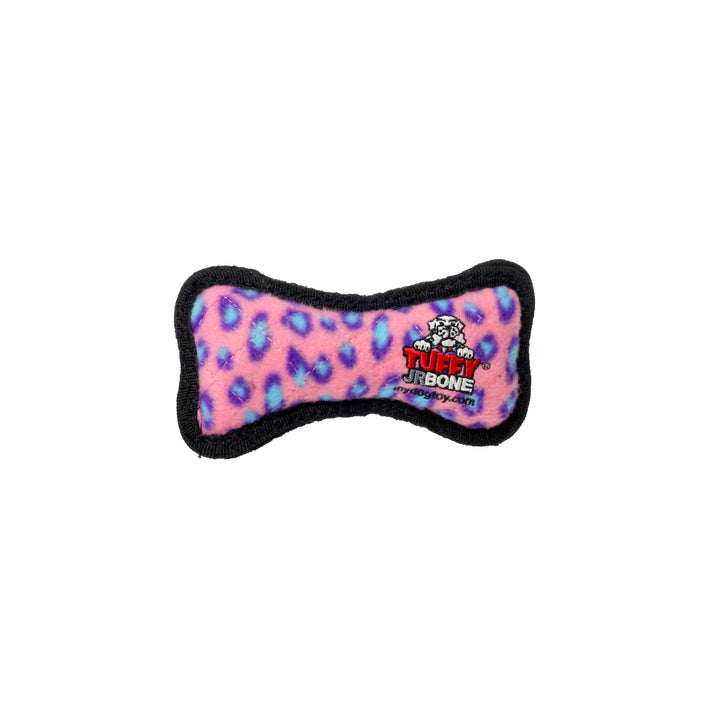 Tuffy Jr Bone - Pink, Durable, Tough, Squeaky Dog Toy