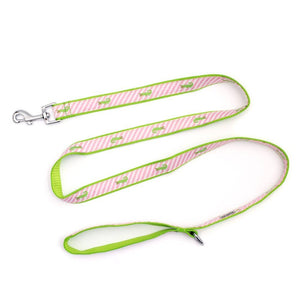 Pink Stripe Alligator Lead