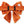 Pumpkin Velvet Lady Dog Bow