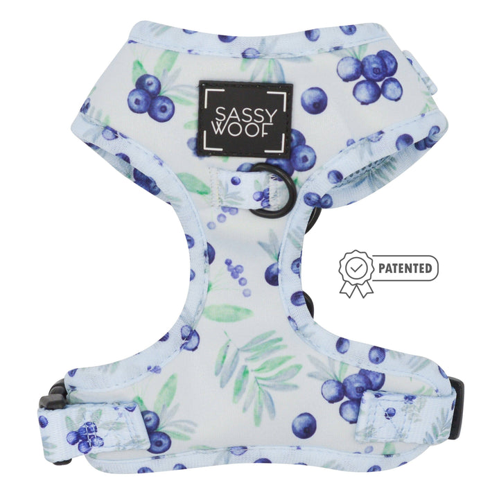 Dog Adjustable Harness - Berry Sassy (Fruits)