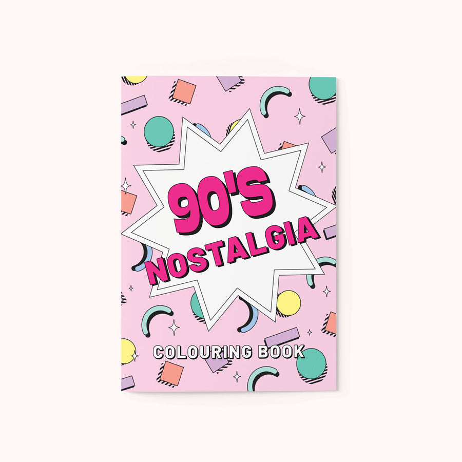 90'S Nostalgia Coloring Book