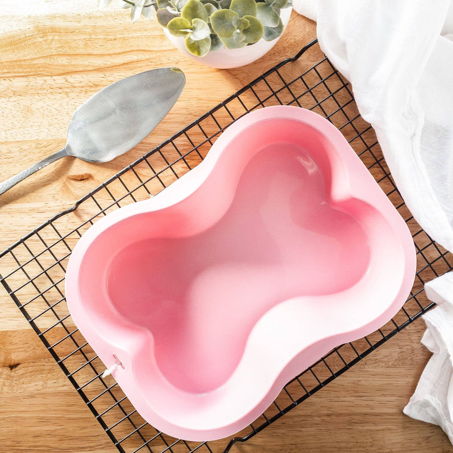 Large Dog Bone Shaped Silicone Cake Pan