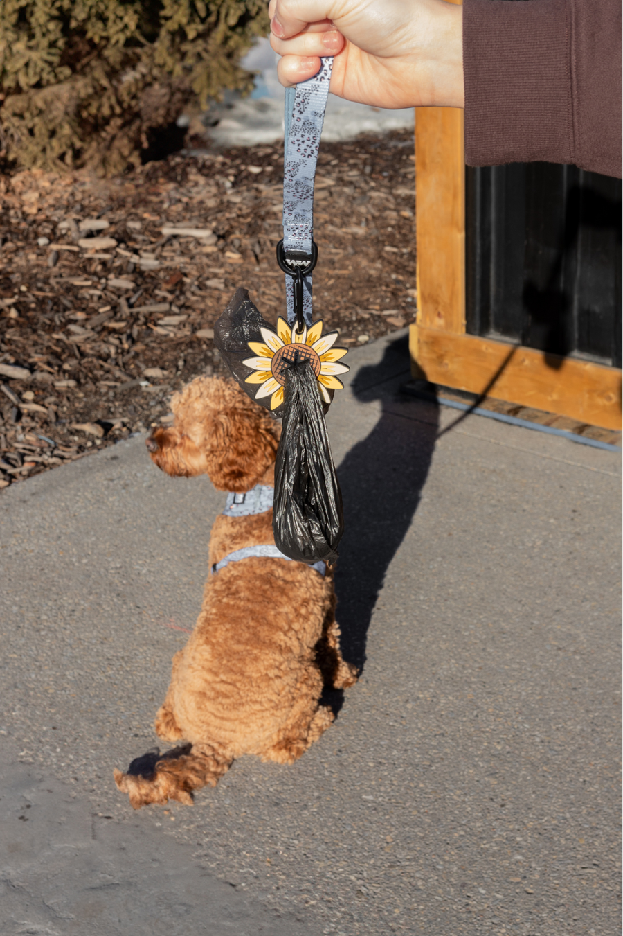 Sunflower Poopy Loop® Used Dog Waste Bag Holder