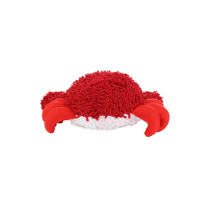 Mighty Microfiber Ball Med Crab Red, Squeaky Dog Toy