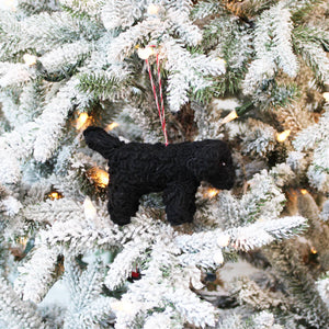 Curly Doodle Dog Ornaments