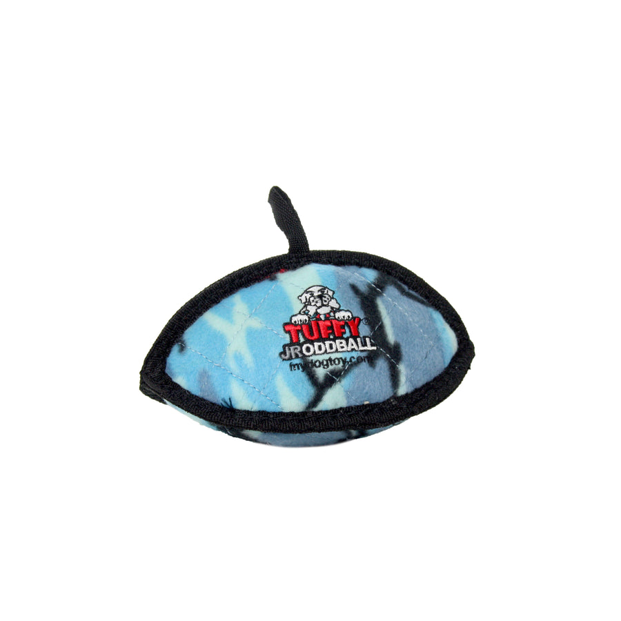 Tuffy Jr Odd Ball - Camo Blue, Tough, Durable Dog Toy