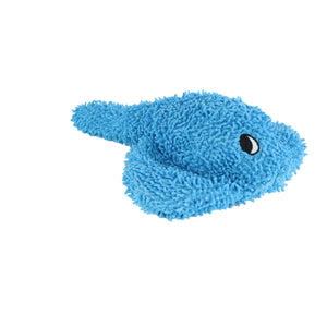 Mighty Microfiber Ball Med Stingray Blue, Squeaky Dog Toy