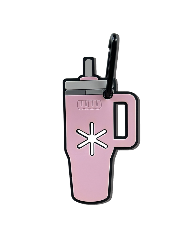 Pink Tumbler Poopy Loop® Used Dog Waste Bag Holder