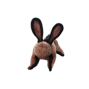 Tuffy Jr Barnyard Rabbit - Brown, Durable, Squeaky Dog Toy