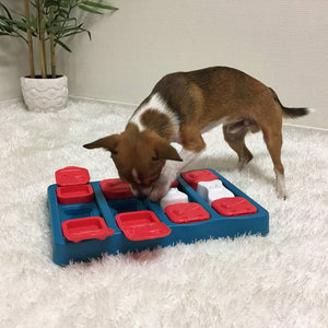 Nina Ottosson Dog Brick Interactive Treat Dog Puzzle Blue