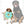 DuraForce Med Gear Ring - Blue, Durable, Squeaky Dog Toy